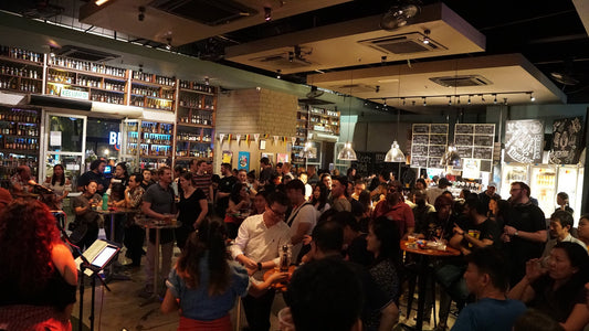 People enjoying craft beer at Taps Beer Bar KL