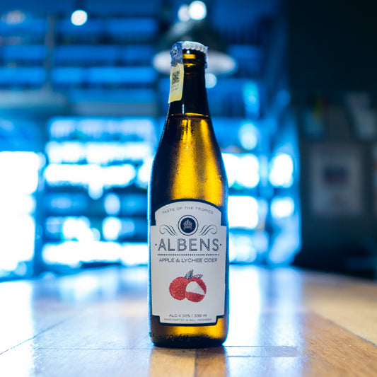 Albens Apple & Lychee Cider (330ml)