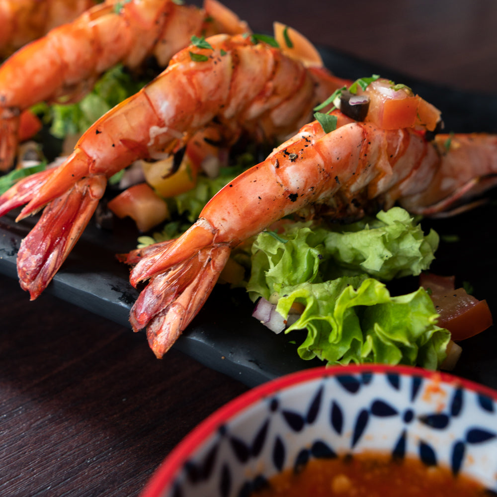 Grilled Prawns with Mexican Salsa